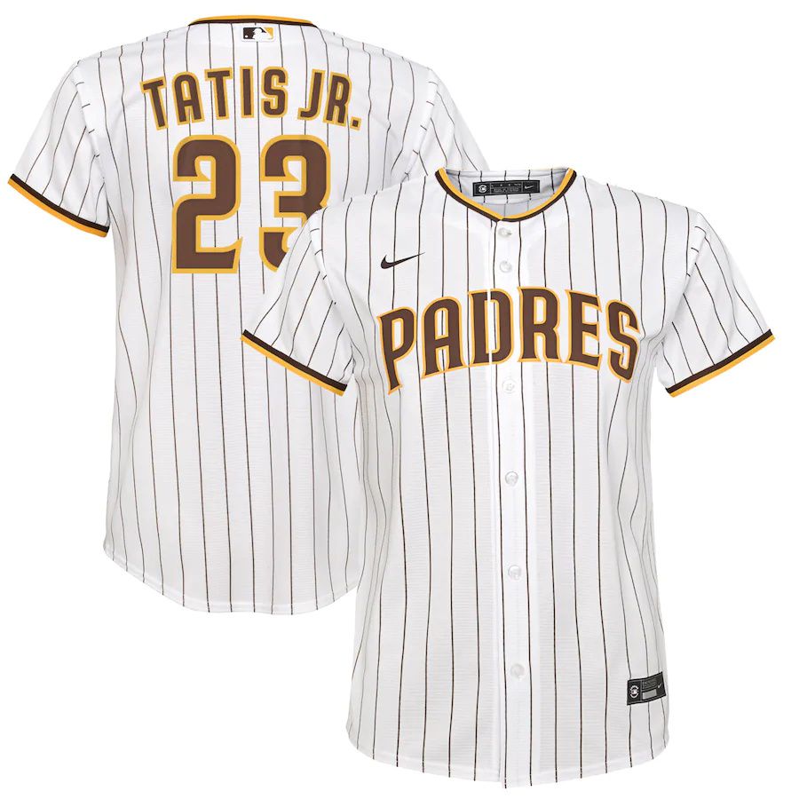 Youth San Diego Padres 23 Fernando Tatis Jr. Nike White Home Replica Player MLB Jerseys